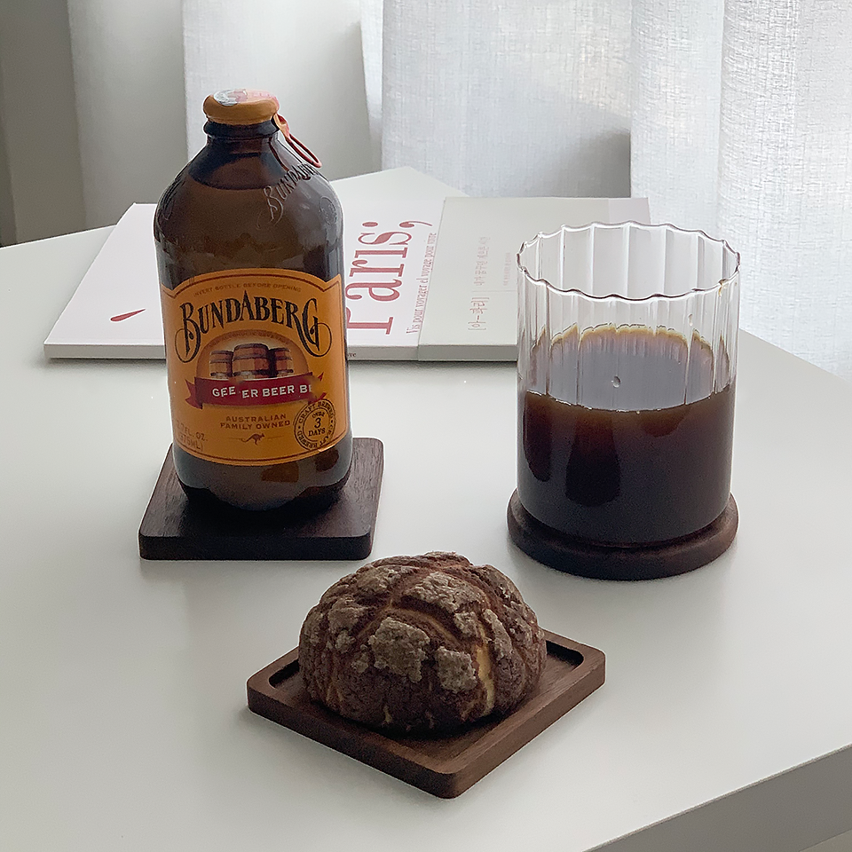 Natural Walnut Coasters
