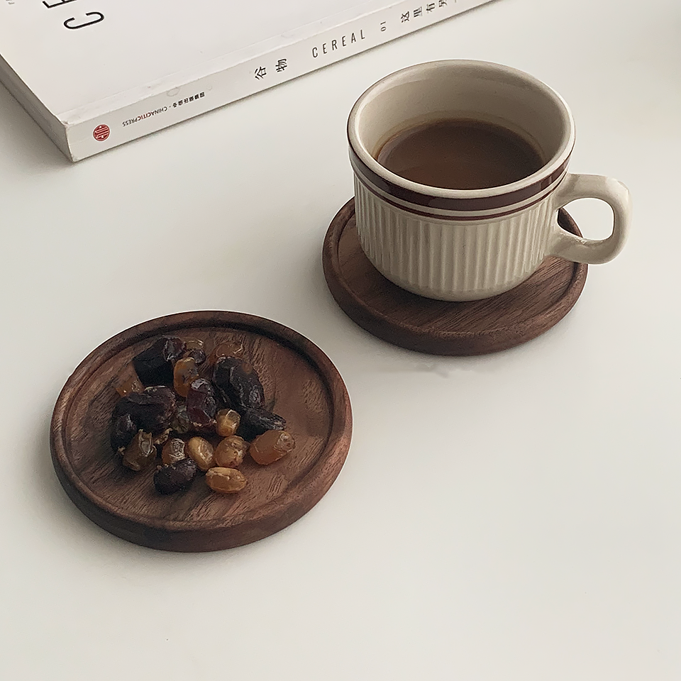 Natural Walnut Coasters